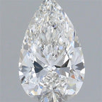Diamante Naturale Taglio Goccia 0.78ct EX/EX E VVS1 - IGI - 8.35x5.1x3.1mm