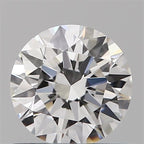 Diamante Naturale Taglio Brillante 0.6ct 3EX E VVS2 - GIA - 5.46x5.42x3.33mm