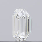 Diamante Naturale Taglio Smeraldo 0.19ct VG/G F VVS2 - GIA - 3.76x2.87x1.96mm