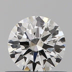 Diamante Taglio Brillante 0.42ct EX/VG/EX F VS2 - GIA - 4.87x4.85x2.89mm