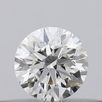 Diamante Taglio Brillante 0.23ct EX/VG/EX I VVS2 - GIA - 3.9x3.92x2.45mm