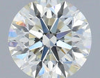 Diamante Naturale Taglio Brillante 0.65ct 3EX J VVS2 - IGI - 5.49x5.53x3.49mm