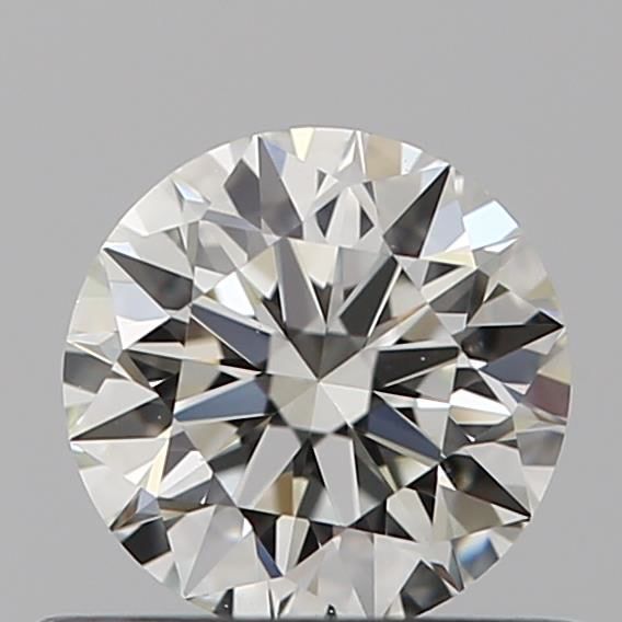 Diamante Naturale Taglio Brillante 0.47ct 3EX J VS2 - GIA - 4.96x4.93x3.09mm