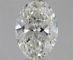 Diamante Naturale Taglio Ovale 0.65ct VG/EX H VVS1 - GIA - 7.11x4.89x2.96mm