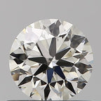 Diamante Naturale Taglio Brillante 0.5ct 3EX I VS2 - IGI - 5.03x5.06x3.14mm