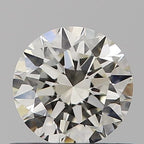 Diamante Naturale Taglio Brillante 0.5ct 3EX I VVS2 - IGI - 5.06x5.09x3.13mm