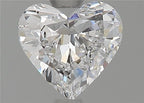 Diamante Naturale Taglio Cuore 0.9ct G/VG D IF - GIA - 6.5x6.94x3.47mm