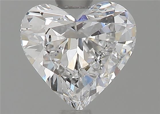 Diamante Naturale Taglio Cuore 0.9ct G/VG D IF - GIA - 6.5x6.94x3.47mm