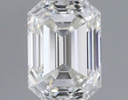 Diamante Naturale Taglio Smeraldo 0.49ct EX/EX J VS1 - GIA - 5.14x3.72x2.65mm