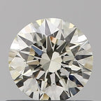 Diamante Naturale Taglio Brillante 0.5ct 3EX J VVS1 - IGI - 5.07x5.09x3.19mm