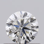 Diamante Naturale Taglio Brillante 0.45ct VG/VG/VG H VS1 - GIA - 4.8x4.83x3.09mm
