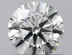 Diamante Naturale Taglio Brillante 0.5ct 3EX H VVS2 - IGI - 5.06x5.08x3.1mm