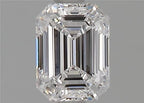 Diamante Naturale Taglio Smeraldo 0.91ct VG/EX D VVS2 - GIA - 6.41x4.81x3.21mm