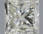 Diamante Naturale Taglio Princess 0.9ct VG/EX J VS1 - IGI - 5.16x5.05x3.94mm