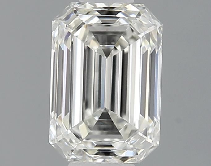 Diamante Naturale Taglio Smeraldo 0.56ct VG/EX J IF - GIA - 5.53x3.83x2.62mm