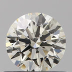 Diamante Naturale Taglio Brillante 0.5ct 3EX J VVS1 - IGI - 5.06x5.08x3.16mm