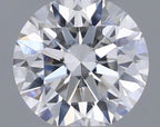Diamante Taglio Brillante 0.18ct VG/VG/G E VVS2 - GIA - 3.62x3.64x2.27mm