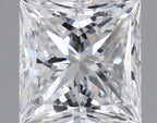Diamante Naturale Taglio Princess 0.71ct G/EX D VS1 - GIA - 4.96x4.78x3.53mm