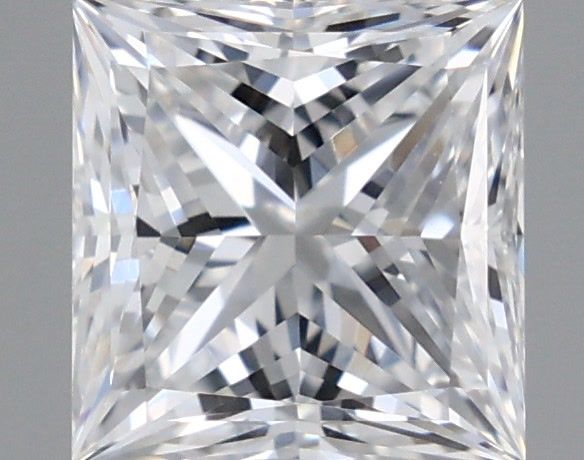 Diamante Naturale Taglio Princess 0.71ct G/EX D VS1 - GIA - 4.96x4.78x3.53mm