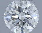 Diamante Naturale Taglio Brillante 0.5ct VG/EX/EX F IF - IGI - 4.98x5.03x3.2mm