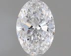 Diamante Naturale Taglio Ovale 0.63ct VG/EX D IF - GIA - 7.1x4.76x2.9mm