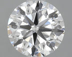 Diamante Naturale Taglio Brillante 1ct VG/VG/EX E VS2 - GIA - 6.24x6.3x3.94mm