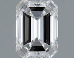 Diamante Naturale Taglio Smeraldo 0.48ct EX/EX E VVS2 - GIA - 5.55x3.89x2.54mm