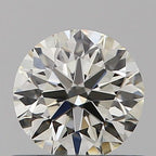 Diamante Naturale Taglio Brillante 0.5ct 3EX I VVS2 - IGI - 5.06x5.09x3.18mm