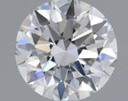 Diamante Taglio Brillante 0.5ct EX/VG/EX H VVS1 - GIA - 5.01x5.07x3.11mm