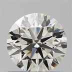 Diamante Naturale Taglio Brillante 0.6ct 3EX J VVS1 - IGI - 5.36x5.38x3.36mm