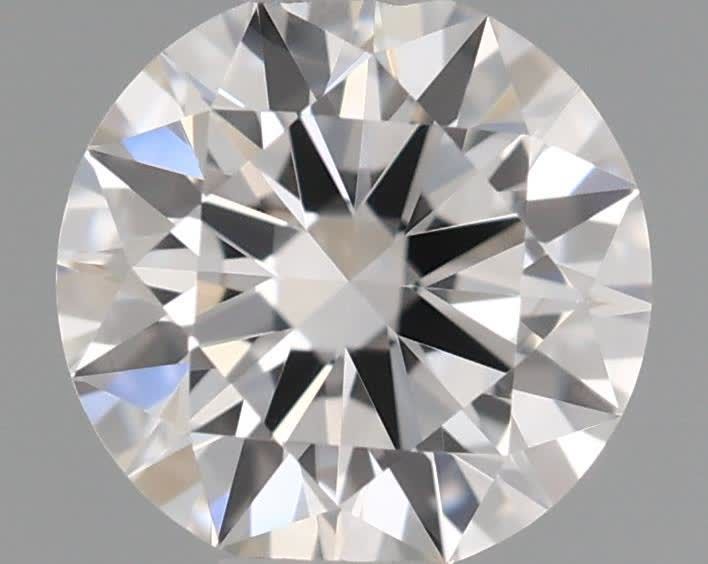 Diamante Naturale Taglio Brillante 0.49ct 3EX F IF - GIA - 5.11x5.14x3.08mm