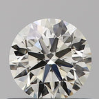 Diamante Naturale Taglio Brillante 0.5ct 3EX I VVS1 - IGI - 5.03x5.06x3.13mm