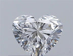 Diamante Naturale Taglio Cuore 0.33ct VG/EX D VVS1 - GIA - 4.23x4.74x2.86mm