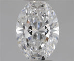 Diamante Naturale Taglio Ovale 0.51ct VG/EX D VS1 - GIA - 6.62x4.61x2.76mm