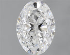 Diamante Naturale Taglio Ovale 1ct VG/VG E VVS2 - GIA - 7.68x5.46x3.53mm