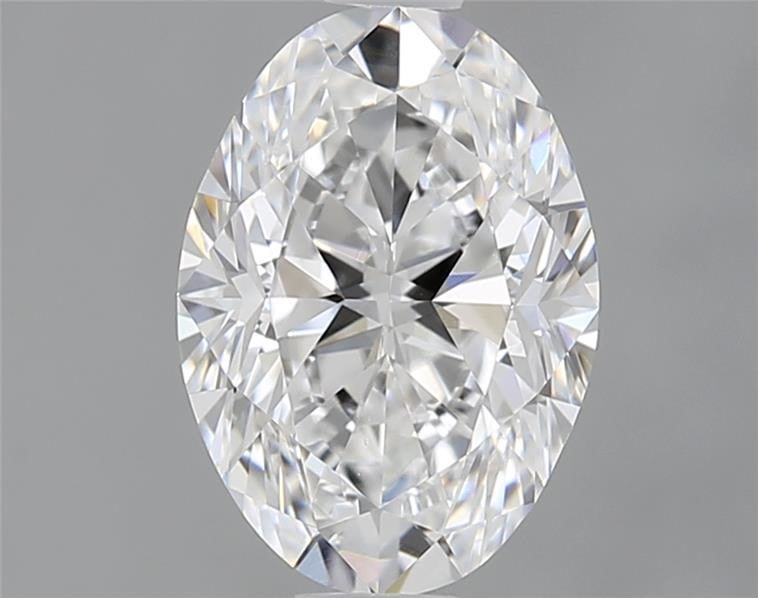 Diamante Naturale Taglio Ovale 1ct VG/VG E VVS2 - GIA - 7.68x5.46x3.53mm