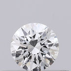 Diamante Taglio Brillante 0.18ct EX/VG/EX G VVS2 - GIA - 3.67x3.68x2.26mm