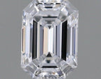 Diamante Naturale Taglio Smeraldo 0.18ct G/VG D VVS2 - GIA - 3.91x2.76x1.83mm