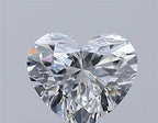 Diamante Naturale Taglio Cuore 0.35ct EX/EX E VVS2 - GIA - 4.25x4.93x2.82mm