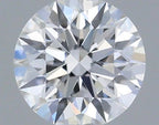 Diamante Naturale Taglio Brillante 0.21ct EX/EX/VG D IF - GIA - 3.83x3.8x2.38mm