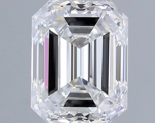 Diamante Naturale Taglio Smeraldo 0.8ct VG/EX E VVS2 - GIA - 5.8x4.48x3.17mm