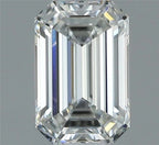 Diamante Naturale Taglio Smeraldo 1.04ct EX/EX I FL - GIA - 7.43x4.81x2.94mm