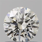 Diamante Naturale Taglio Brillante 0.6ct EX/VG/EX J VVS1 - GIA - 5.38x5.43x3.3mm