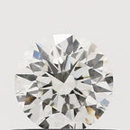 Diamante Naturale Taglio Brillante 0.42ct 3EX H VVS2 - IGI - 4.75x4.78x3.0mm