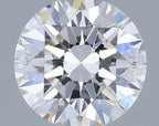 Diamante Naturale Taglio Brillante 0.5ct 3EX F VVS1 - IGI - 5.07x5.11x3.17mm