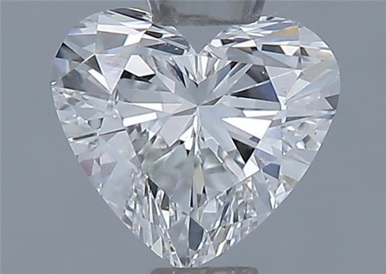 Diamante Naturale Taglio Cuore 0.5ct VG/EX E VVS2 - GIA - 5.04x5.58x3.14mm