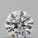 Diamante Naturale Taglio Brillante 0.35ct EX/VG/VG D VS1 - GIA - 4.52x4.5x2.81mm