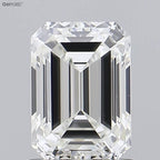 Diamante Naturale Taglio Smeraldo 1ct VG/EX I VS1 - GIA - 6.55x4.68x3.39mm