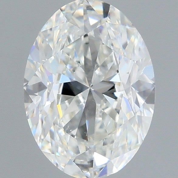 Diamante Naturale Taglio Ovale 0.9ct G/VG H VS2 - GIA - 7.19x5.2x3.45mm