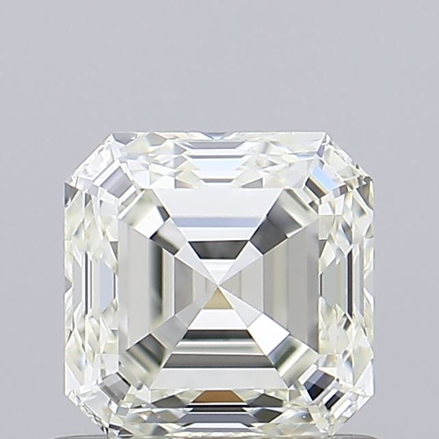 Diamante Naturale Taglio Asscher 0.9ct EX/EX J VS1 - IGI - 5.2x5.15x3.6mm